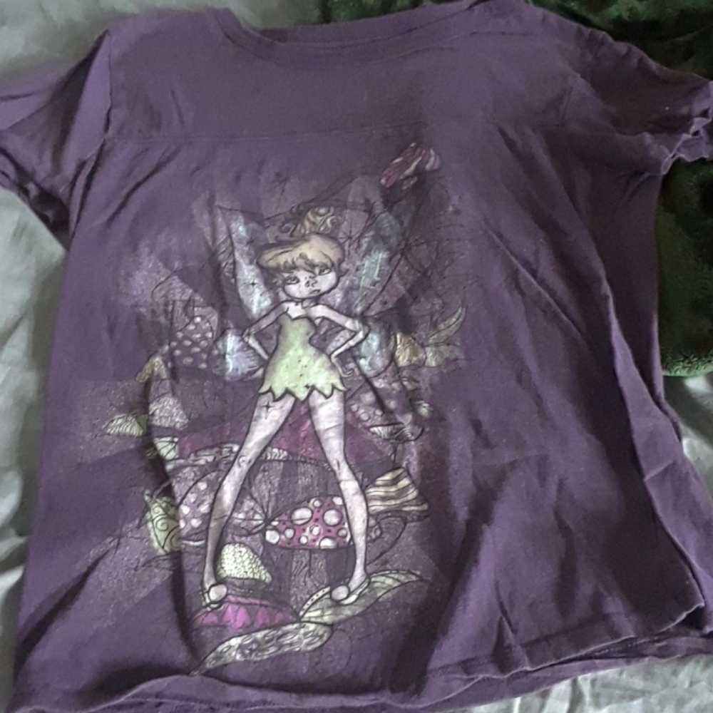 Tinkerbell purple shirt
